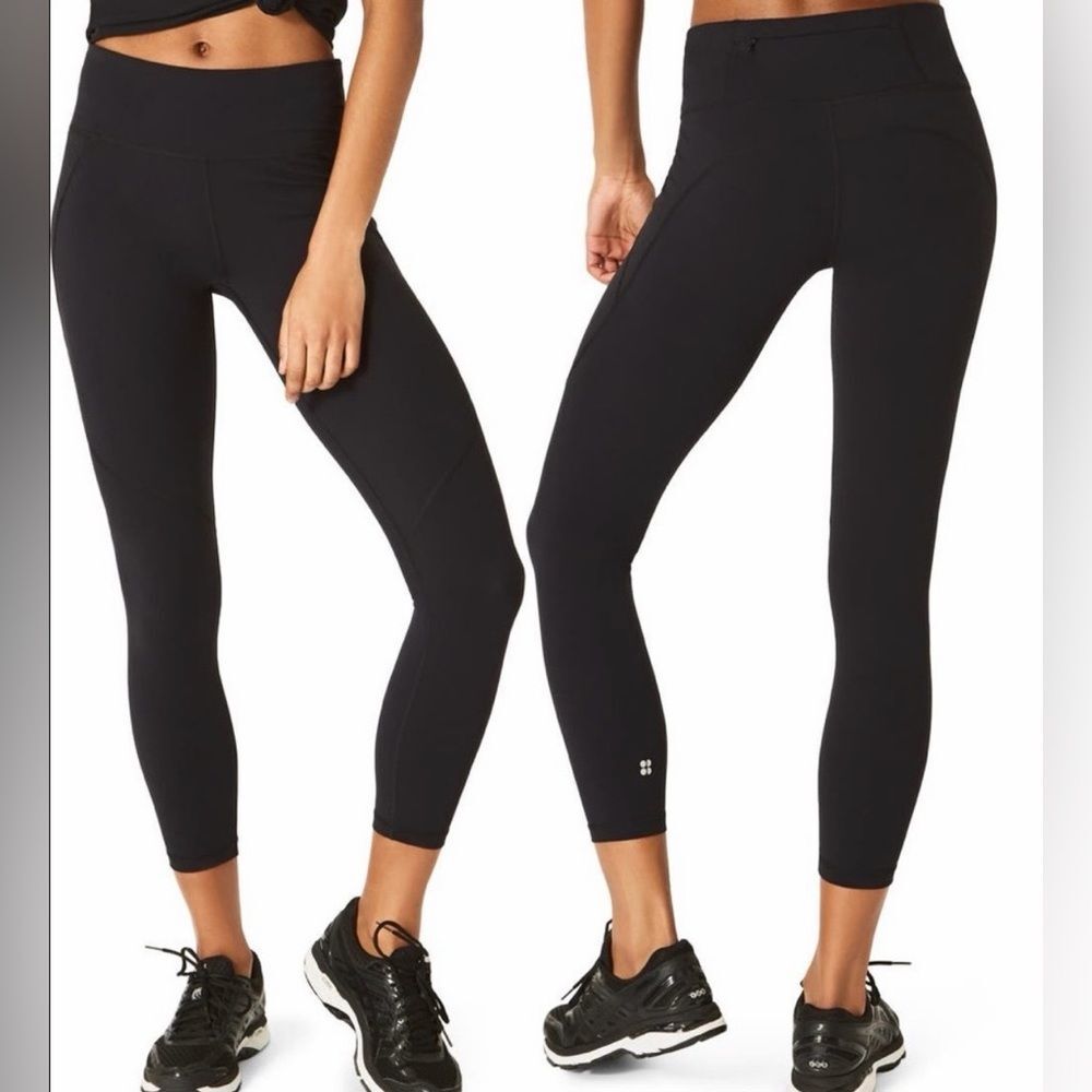 Sweaty Betty 7/8 Leggings - Size XL - black